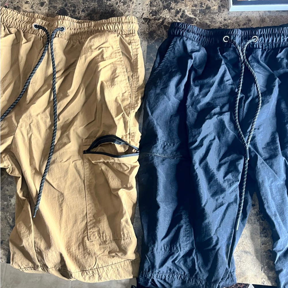 Women’s Casual Drawstring Joggers - Black & Khaki